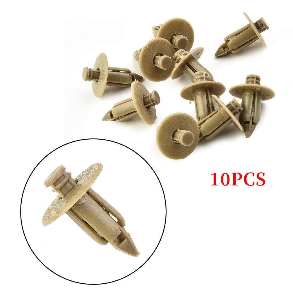 10PCS Automotive Rivets 7mm Aperture Plastic Door Trim Fender Rivet Clip Auto Body Clip Splash Guard Holder Beige P04
10PCS Automotive Rivets 7mm Aperture Plastic Door Trim Fender Rivet Clip Auto Body Clip Splash Guard Holder Beige P04