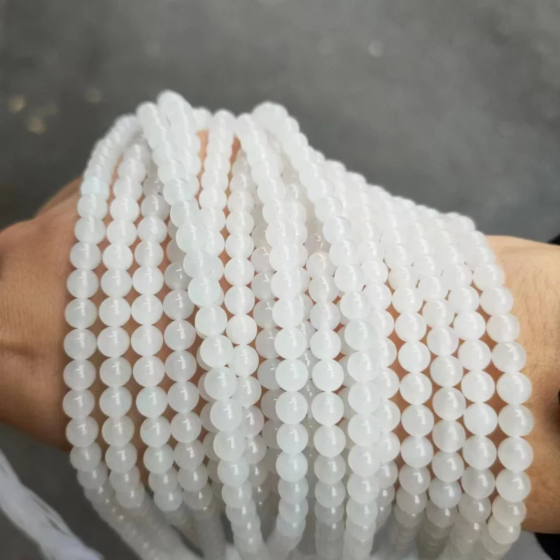 White Hetian Female Prayer Beads for Men Bracelet 108 Jade Jewelry Hand Bead String Card 5.5
White Hetian Female Prayer Beads for Men Bracelet 108 Jade Jewelry Hand Bead String Card 5.5