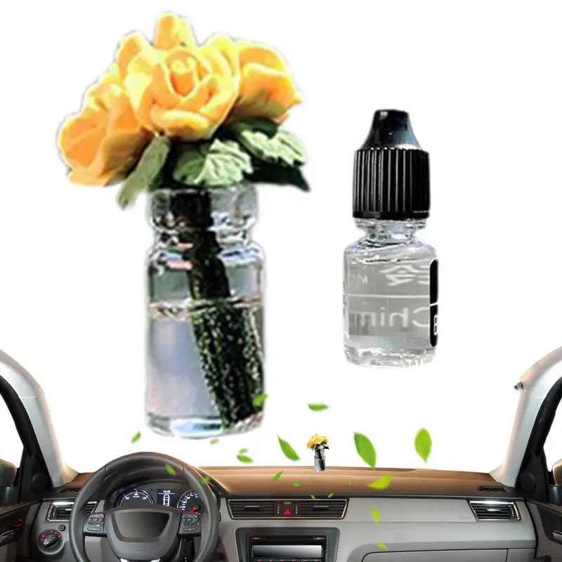 

Маленький букет роз, автомобильный мини-диффузор из глины в виде Розы, центральная консоль, подоконник для столовой, изысканный миниатюрный автомобильный декор в виде розы для спальни