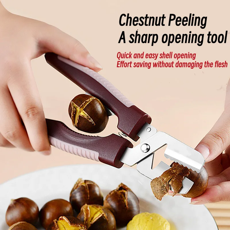 Stainless Steel Manual Multifunctional Chestnut Opener Daily Household Peeling Tool Portable Cross Nut Sheller
Stainless Steel Manual Multifunctional Chestnut Opener Daily Household Peeling Tool Portable Cross Nut Sheller