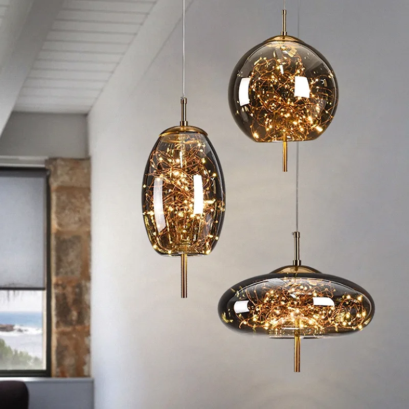 Nordic Gypsophila LED Pendant Lights Glass Bedroom Living Room Dining Room Modern LOFT Pendant Lamp Interior Lighting Decoration
Nordic Gypsophila LED Pendant Lights Glass Bedroom Living Room Dining Room Modern LOFT Pendant Lamp Interior Lighting Decoration