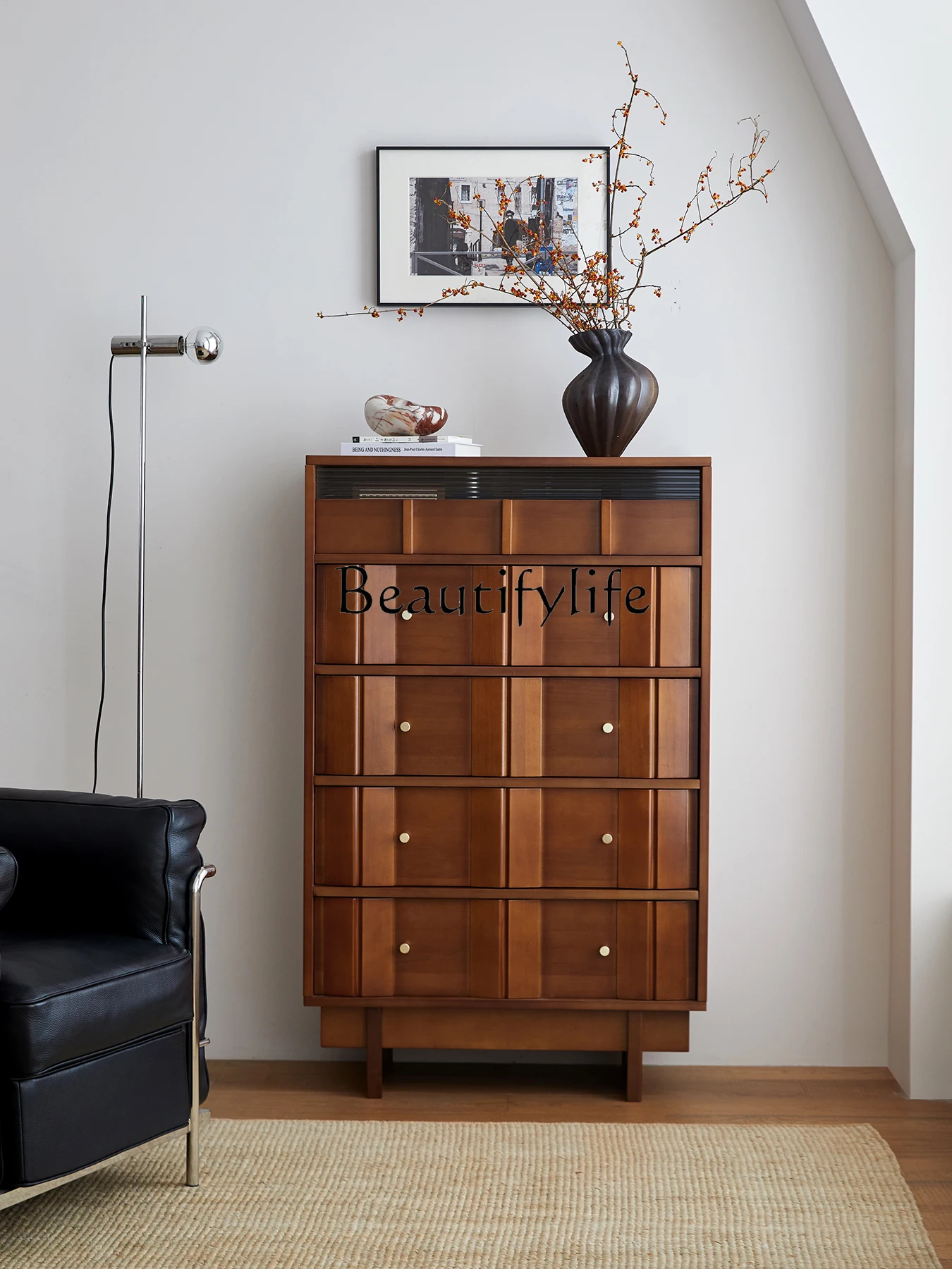 Solid Wood Chest of Drawers Living Room Storage Cabinet Chest of Drawer Wall Clothes Closet Vintage Boxwood Furniture
Solid Wood Chest of Drawers Living Room Storage Cabinet Chest of Drawer Wall Clothes Closet Vintage Boxwood Furniture