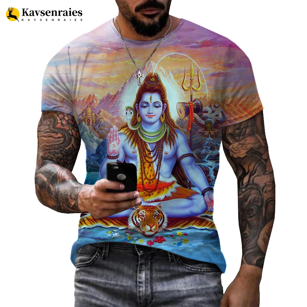 Hindu God Lord Shiva 3D T-shirt Hinduism Vishnu Printed Harajuku Streetwear Tops Men Women Summer Fashion Casual T Shirt 6XL
Hindu God Lord Shiva 3D T-shirt Hinduism Vishnu Printed Harajuku Streetwear Tops Men Women Summer Fashion Casual T Shirt 6XL