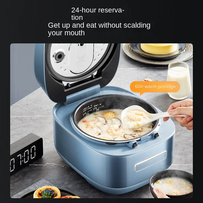 MideaIH Heating Intelligent Rice Cookerelectric Rice Cooker Metal Body, Household 4L Coarse Grain Rice Steaming Rice Cooker 
MideaIH Heating Intelligent Rice Cookerelectric Rice Cooker Metal Body, Household 4L Coarse Grain Rice Steaming Rice Cooker