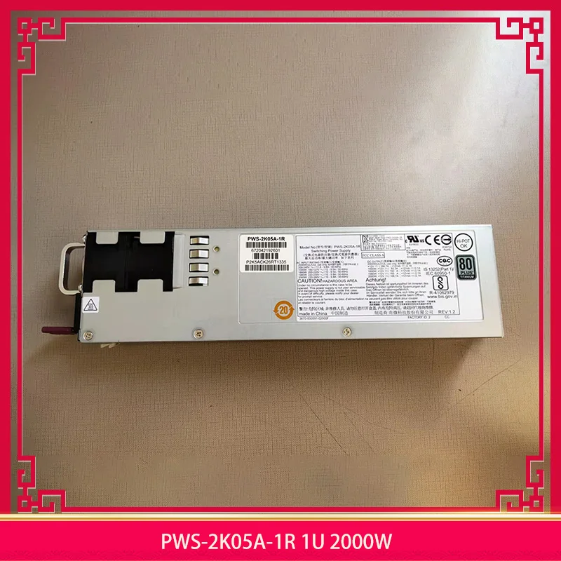 PWS-2K05A-1R 1U 2000 Вт для супермикро-серверов, блок питания с избыточным блоком питания, 100% протестирован, быстрая доставка
PWS-2K05A-1R 1U 2000 Вт для супермикро-серверов, блок питания с избыточным блоком питания, 100% протестирован, быстрая доставка