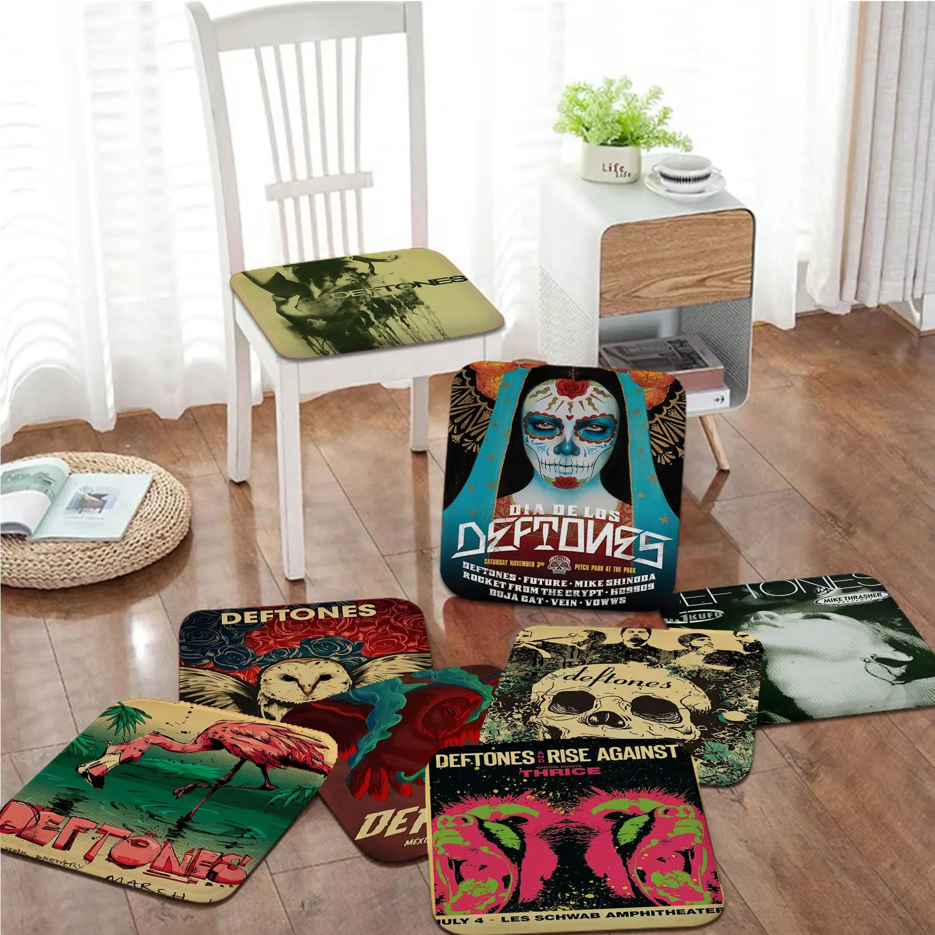Deftones Square Stool Pad Patio Home Kitchen Office Chair Seat Cushion Pads Sofa Seat 40x40cm Cushion Pads
Deftones Square Stool Pad Patio Home Kitchen Office Chair Seat Cushion Pads Sofa Seat 40x40cm Cushion Pads
