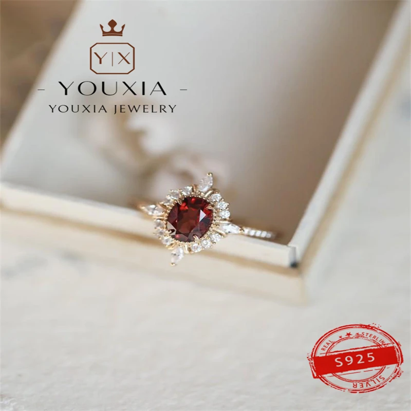 Hot selling European and American style simple love design party fine jewelry 925 silver ruby Rings for women Jewelry
Hot selling European and American style simple love design party fine jewelry 925 silver ruby Rings for women Jewelry