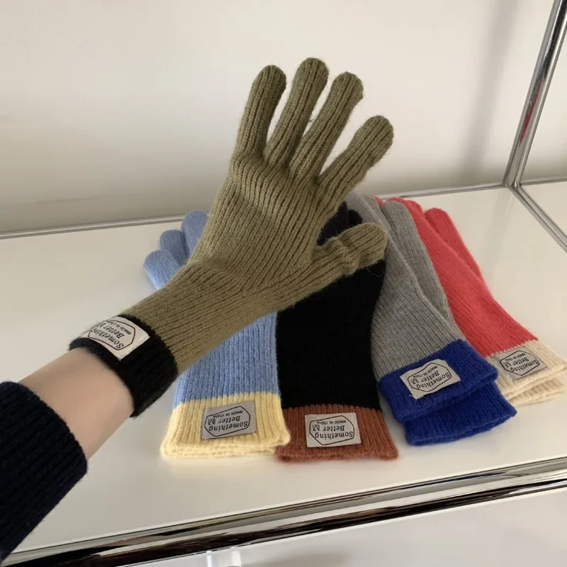 Korean Ins Blogger Women Touch Screen Finger-splitting Five-finger Gloves Autumn Winter Warm Antifreeze Women Gloves
Korean Ins Blogger Women Touch Screen Finger-splitting Five-finger Gloves Autumn Winter Warm Antifreeze Women Gloves