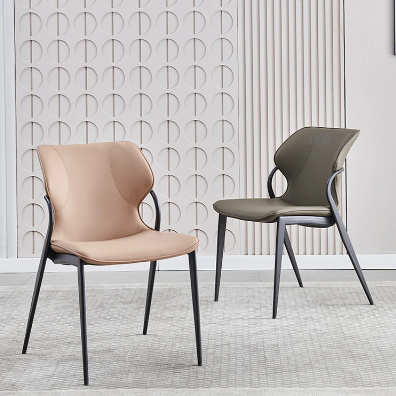 Make Up Manicure Dining Chair Nordic Ergonomic Leather Counter Dining Chair Reception Barber Sillas De Comedor Home Furniture
Make Up Manicure Dining Chair Nordic Ergonomic Leather Counter Dining Chair Reception Barber Sillas De Comedor Home Furniture