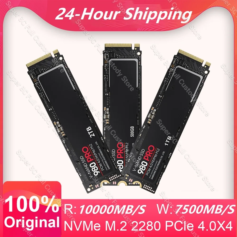 

SSD M2 Nvme 4tb M.2 2280 PCIe 4.0 X4 980 PRO 500GB 8TB Internal Solid State Drive 980 1TB 2TB HDD Hard Disk for PS5 PC Desktop
