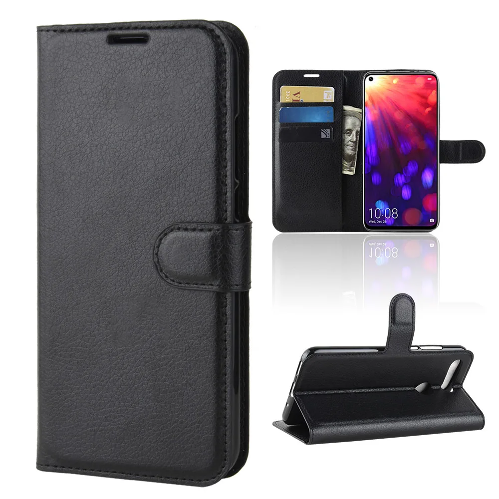 

Phone Case For Huawei View 20 V20 Flip PU Leather Silicone Back Cover Case For Hhuawei View20 Wallet Smartphone Coque Funda Case