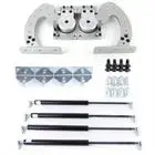 Steel Universal Vertical Doors Kit Fit For Nissan Ford Honda 4 X PSI Support Rods With Pair Hinge Kits Universal Mounting Bolts
Steel Universal Vertical Doors Kit Fit For Nissan Ford Honda 4 X PSI Support Rods With Pair Hinge Kits Universal Mounting Bolts