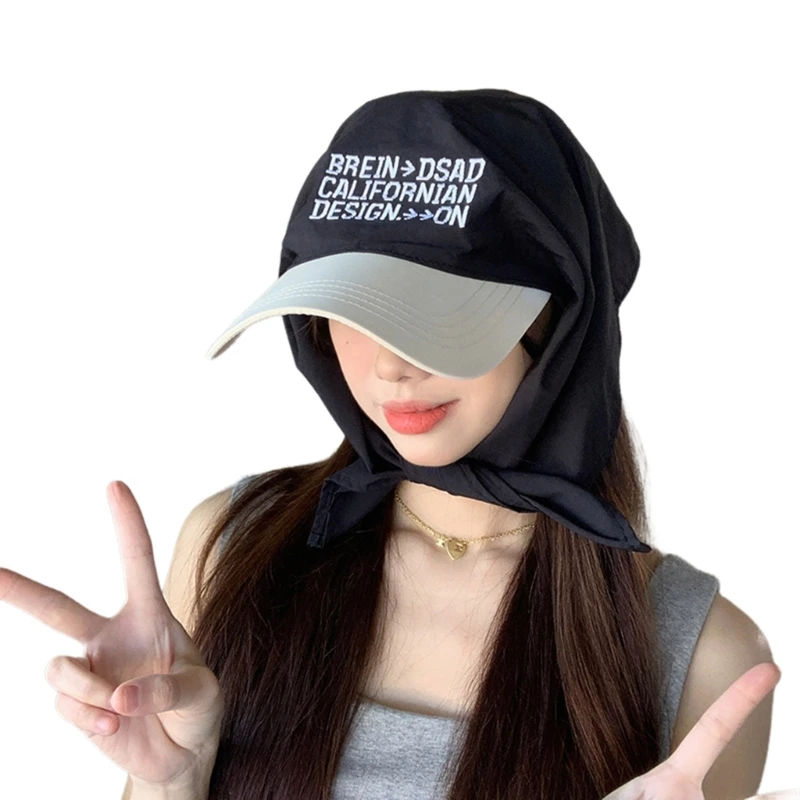 New Color Matching Baseball Caps for Women Summer Vacation Sunshade Quick-drying Strap Headscarf Hats
New Color Matching Baseball Caps for Women Summer Vacation Sunshade Quick-drying Strap Headscarf Hats