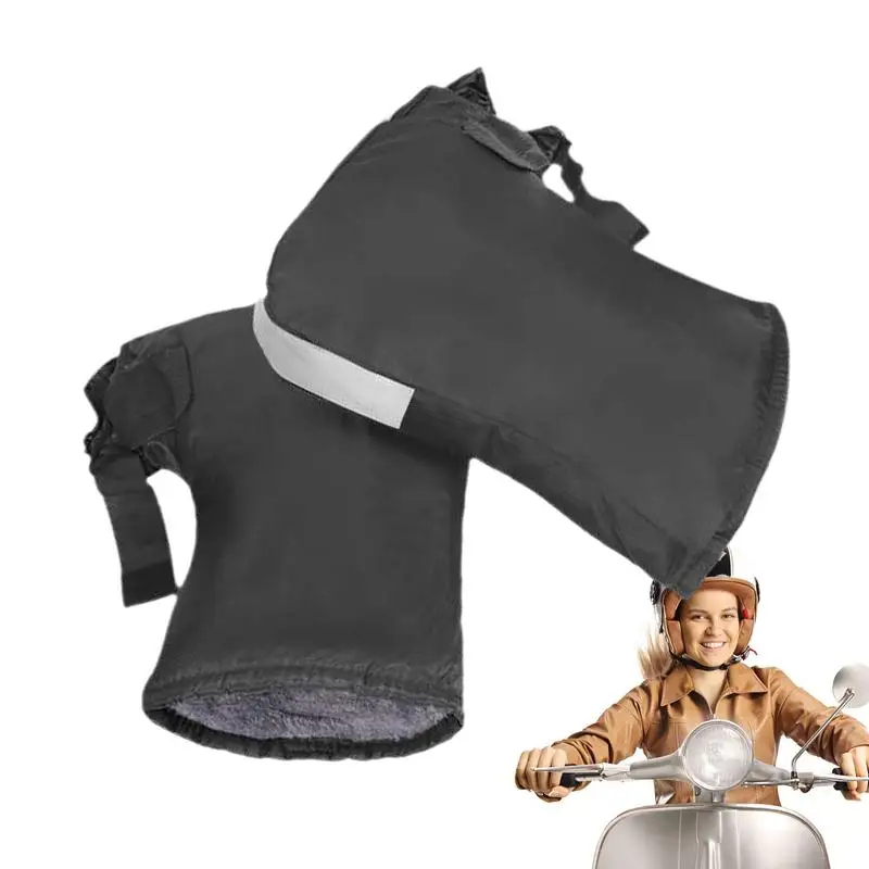 

Bike Handlebar Gloves Motorbike Mittens Grip Gloves Cycling Hand Covers Handlebar Muffs Mitts For Motorcycles Scooters ATVs