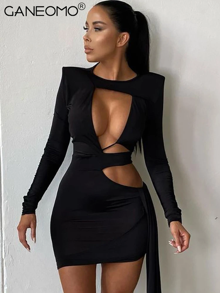 Black Sexy Cut Out Night Bodycon Dresses For Women 2023 Autumn Bandage Tassel Long Sleeve Elegant Party Evening Wrap Mini Dress
Black Sexy Cut Out Night Bodycon Dresses For Women 2023 Autumn Bandage Tassel Long Sleeve Elegant Party Evening Wrap Mini Dress