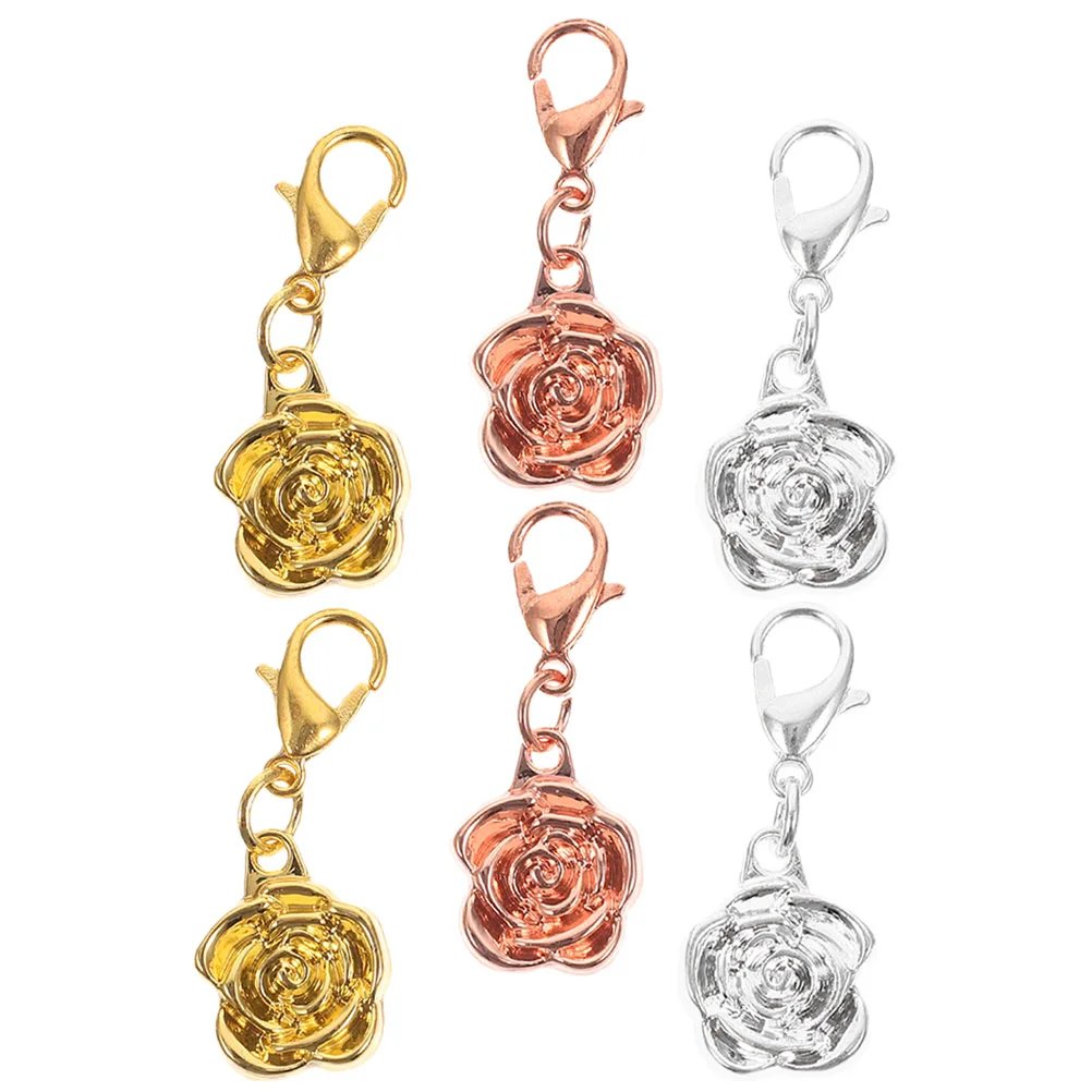 6 Pcs Rose Lobster Clasp Necklaces for Jewelry Magnetic Clasps and Closures Alloy Replacement
6 Pcs Rose Lobster Clasp Necklaces for Jewelry Magnetic Clasps and Closures Alloy Replacement
