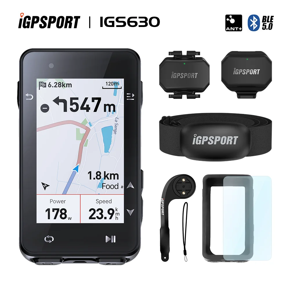 

iGPSPORT iGS630 Bike GPS Computer Speed Cadence Sensor RGB Map Cycle Speedometer Support Radar Electronic Shifting Smart Trainer