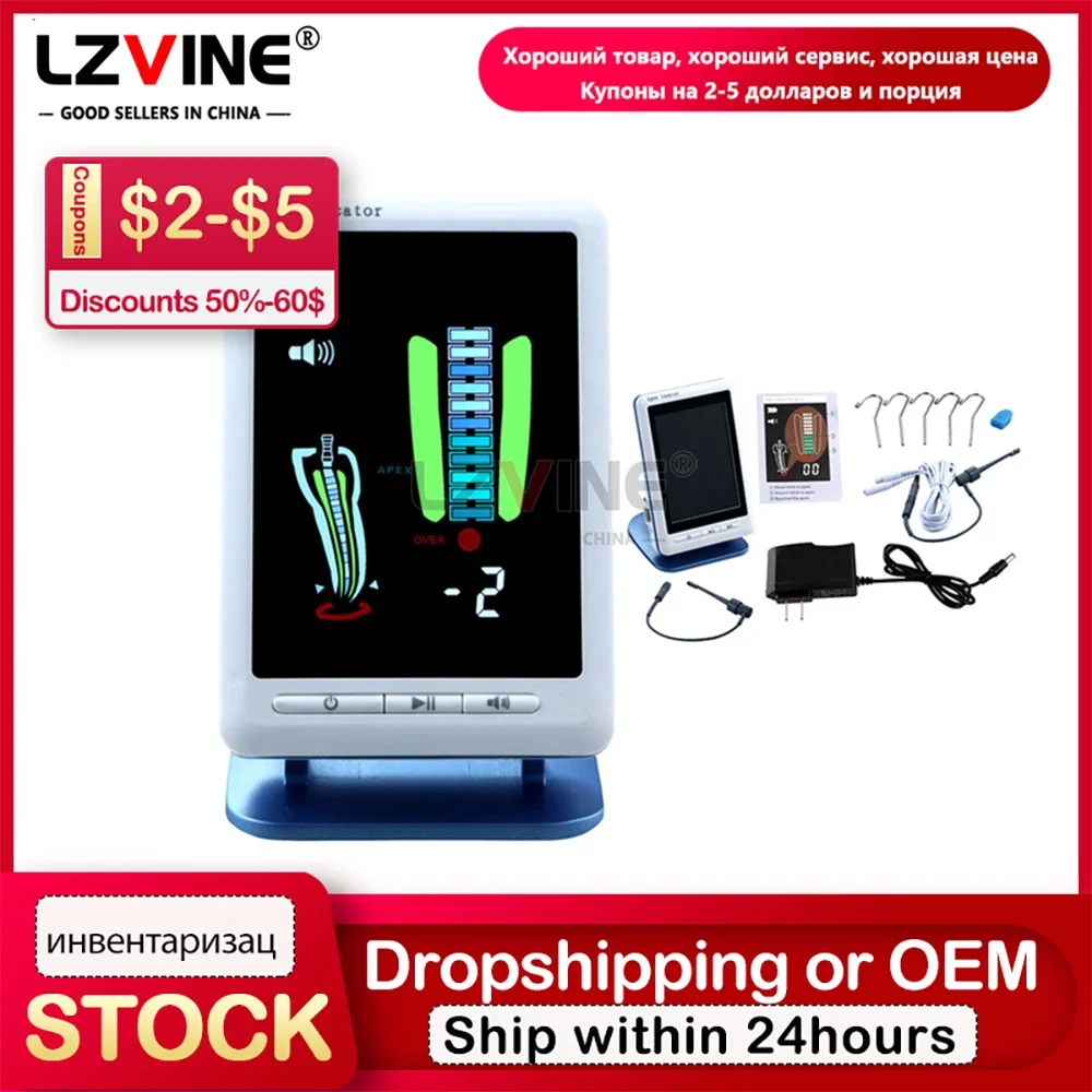 Dental Electronic Apex Locator Endodontics Root Canal Meter 4.5 Inch LCD Measuring Instruments Dentistry Measurement Equipments
Dental Electronic Apex Locator Endodontics Root Canal Meter 4.5 Inch LCD Measuring Instruments Dentistry Measurement Equipments