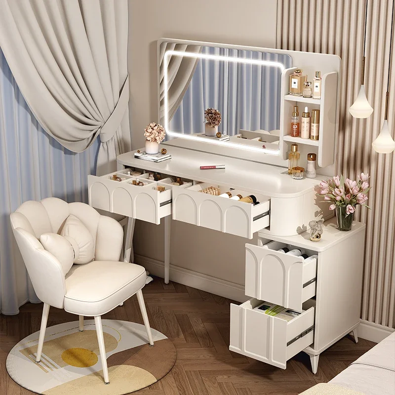 Luxury Drawer Dressing Table Girls Nordic Home Storage Dressing Table Bedroom Multifunctional Comoda Pra Quarto Decoration
Luxury Drawer Dressing Table Girls Nordic Home Storage Dressing Table Bedroom Multifunctional Comoda Pra Quarto Decoration