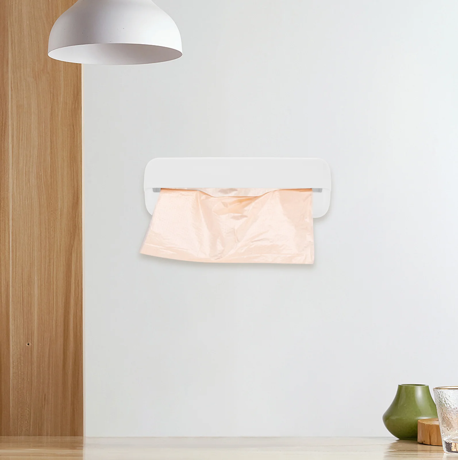 Plastic Bag Holder Wall Mount Trash Bag Dispenser Roll Holder Kitchen Grocery Bags Storage
Plastic Bag Holder Wall Mount Trash Bag Dispenser Roll Holder Kitchen Grocery Bags Storage