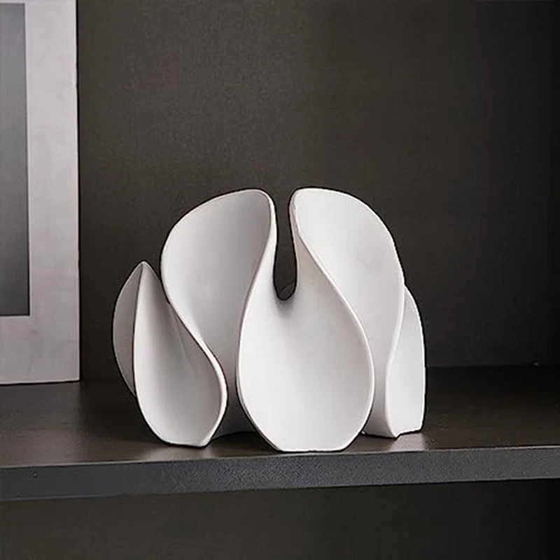 1 PCS Wavy Statue Resin Abstract Sculpture Minimalist Decoration White Resin For Living Room Bedroom
1 PCS Wavy Statue Resin Abstract Sculpture Minimalist Decoration White Resin For Living Room Bedroom