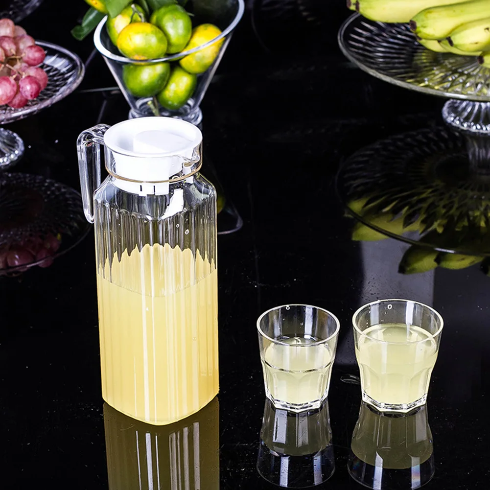 1 Pcs 1.1L Water Juice JUG Pitcher GLASS BOTTLE Cocktail Fridge Kitchen Home Lid Save Space And Liquid Storage
1 Pcs 1.1L Water Juice JUG Pitcher GLASS BOTTLE Cocktail Fridge Kitchen Home Lid Save Space And Liquid Storage