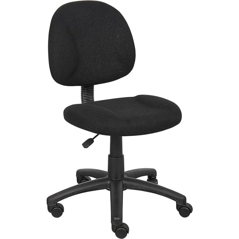 Boss Office Products Nylon Black Boss Office Deluxe Posture Chair, 25" W x 25" D x 35-40" H
Boss Office Products Nylon Black Boss Office Deluxe Posture Chair, 25" W x 25" D x 35-40" H
