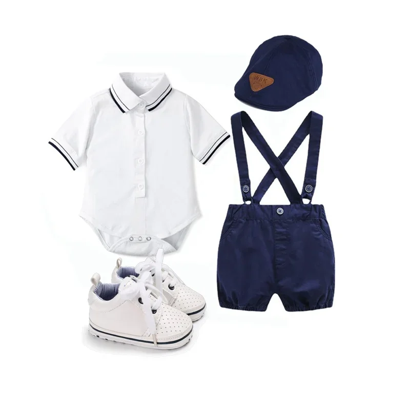 Baby Boy Clothes My First Birthday Gentleman Outfit for Romper Suspender Shorts Shoes Cap Toddler Wedding
Baby Boy Clothes My First Birthday Gentleman Outfit for Romper Suspender Shorts Shoes Cap Toddler Wedding