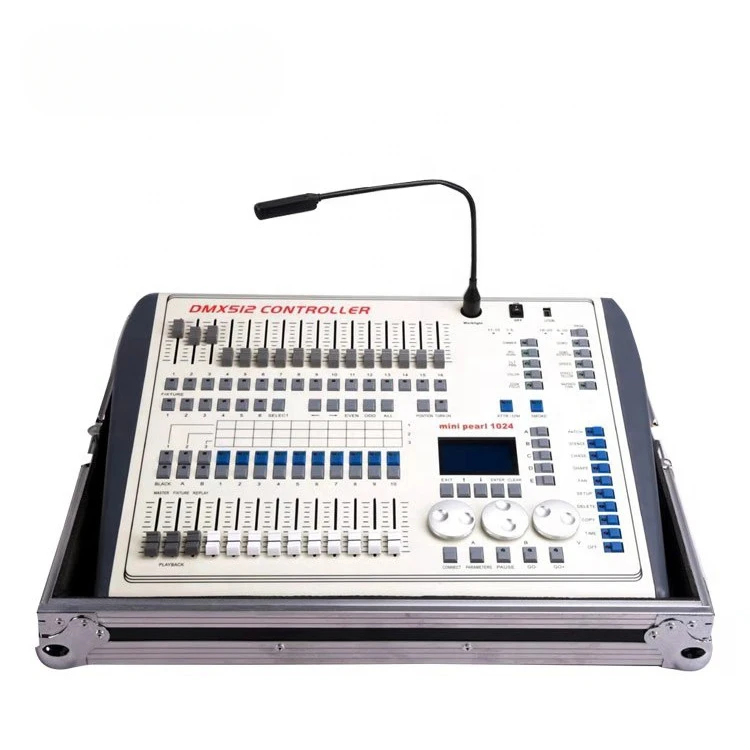 Mini Pearl 1024 dimming stage dj lighting console pearl dmx controller with flight case
Mini Pearl 1024 dimming stage dj lighting console pearl dmx controller with flight case