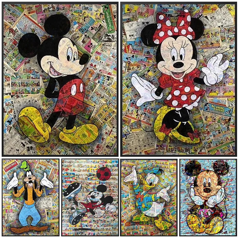 Disney Graffiti Mickey Mouse Minnie Love Poster Prints For Living Room Home Decor Funny Cartoon Goofy Canvas Painting Wall Art
Disney Graffiti Mickey Mouse Minnie Love Poster Prints For Living Room Home Decor Funny Cartoon Goofy Canvas Painting Wall Art