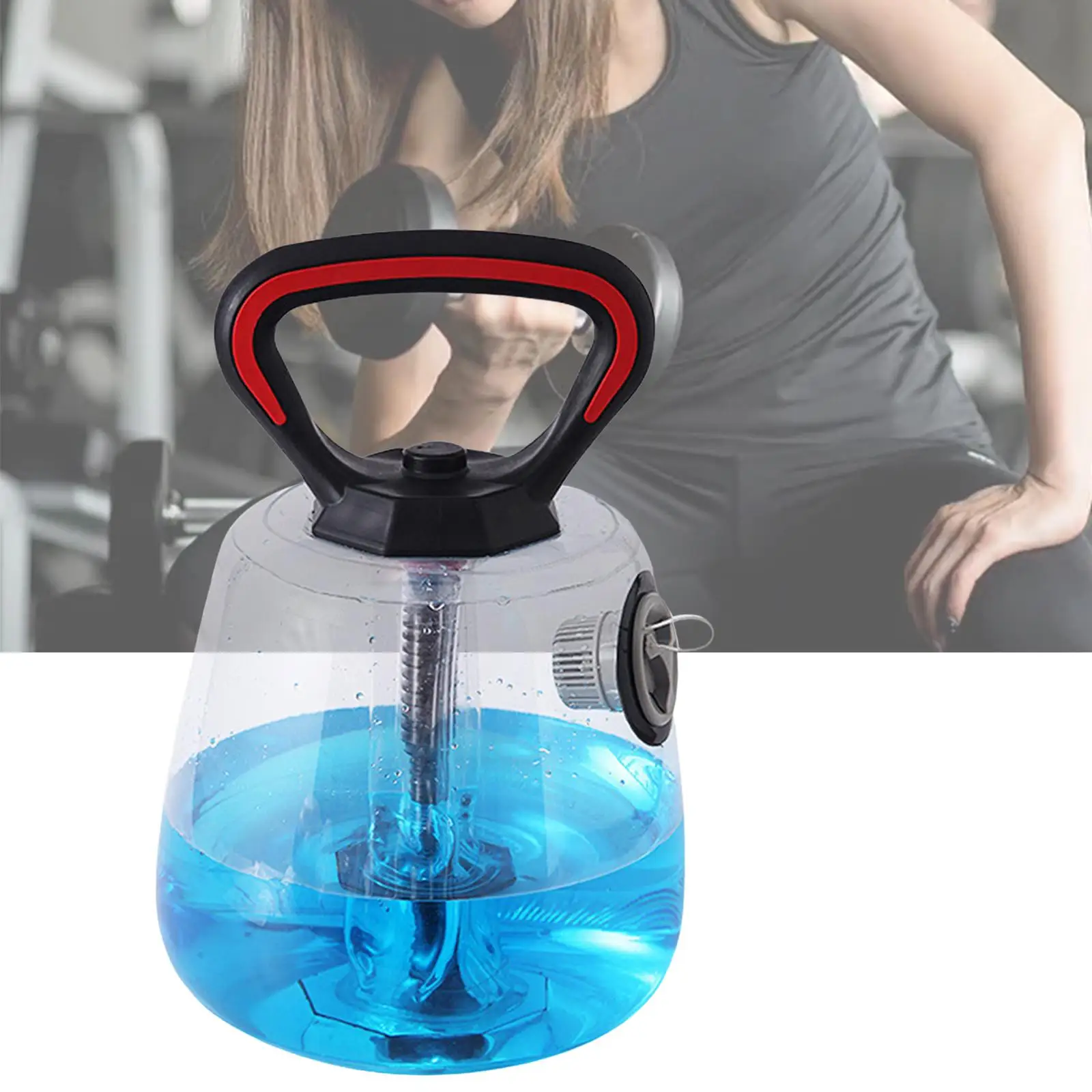 

Water Filled Kettlebell Accessory Core Training Adjustable Equipment Weight Lifting for Exercising Household Men