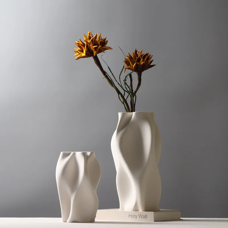 3D printed ceramic vase creative irregular twisted pattern flower arrangement decoration, living room coffee table, dry flower
3D printed ceramic vase creative irregular twisted pattern flower arrangement decoration, living room coffee table, dry flower