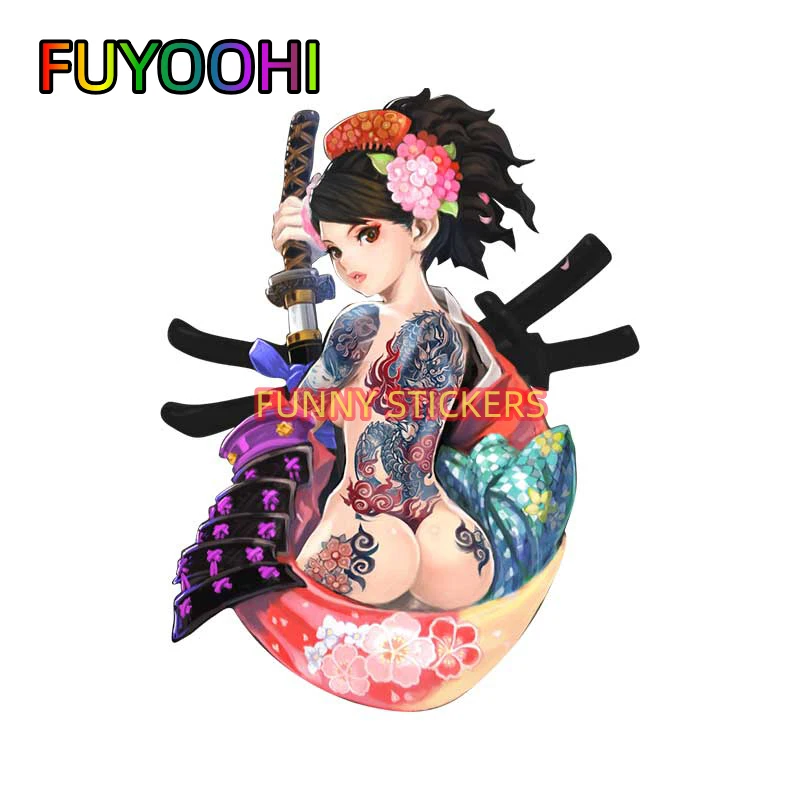FUYOOHI Japanese Female Samurai Car Stickers Caravan Funny Vinyl Car Accessoires Decal Waterproof Sunscreen
FUYOOHI Japanese Female Samurai Car Stickers Caravan Funny Vinyl Car Accessoires Decal Waterproof Sunscreen