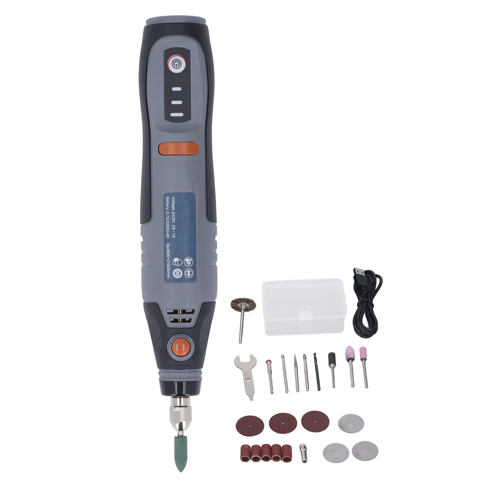 Handheld Grinder Rechargeable 3 Speeds Cordless Grinder Electric Polishing Engraving Pen with Battery
Handheld Grinder Rechargeable 3 Speeds Cordless Grinder Electric Polishing Engraving Pen with Battery