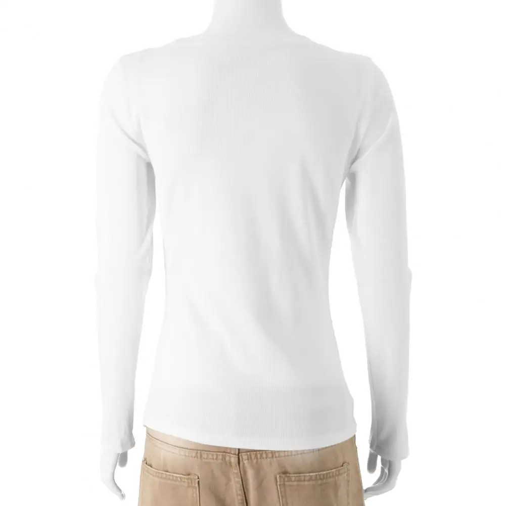 Elegant Women Top Stylish Women's U-neck Long Sleeve Pullover Tops Slim Fit Basic Shirt with Fine Sewing Breathable Fabric
Elegant Women Top Stylish Women's U-neck Long Sleeve Pullover Tops Slim Fit Basic Shirt with Fine Sewing Breathable Fabric