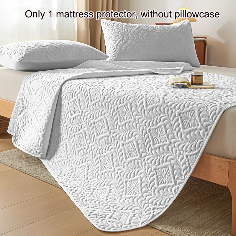 1 simple modern patterned Waterproof laminated mattress protective cover,Pure white bed cover for bedroom,bedding (No pillowcase) 13 Mallzona Se2c7359554f847a3956c3785d287fdb1y 1 simple modern patterned Waterproof laminated mattress protective cover,Pure white bed cover for bedroom,bedding (No pillowcase) Mallzona
