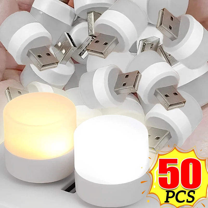 50/1pcs Mini USB Night Lights Warm White Eye Protection Book Reading Light USB Plug Computer Mobile Power Charging Night Lamps
50/1pcs Mini USB Night Lights Warm White Eye Protection Book Reading Light USB Plug Computer Mobile Power Charging Night Lamps