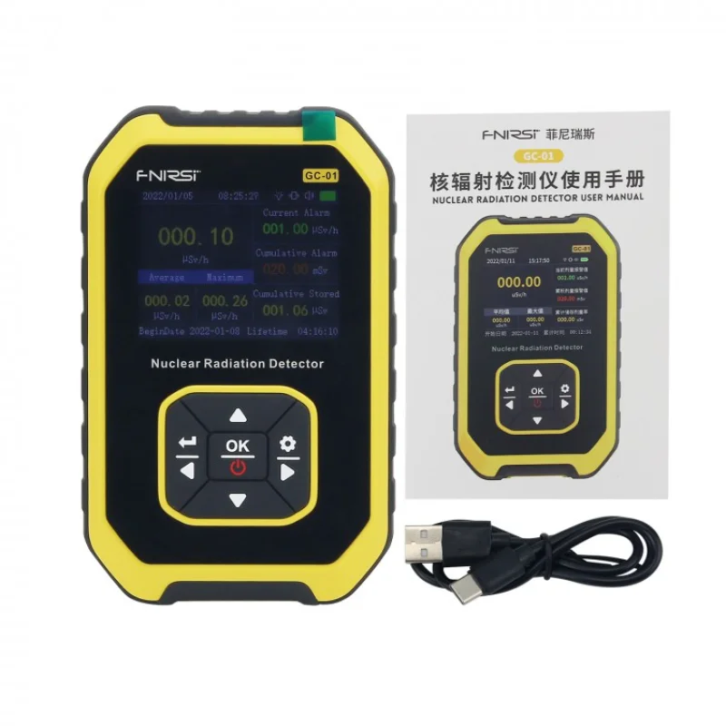 GC-01 Nuclear Radiation Detector Geiger Counter Meter Personal Dosimeter Radioactivity Tester for FNIRSI
GC-01 Nuclear Radiation Detector Geiger Counter Meter Personal Dosimeter Radioactivity Tester for FNIRSI