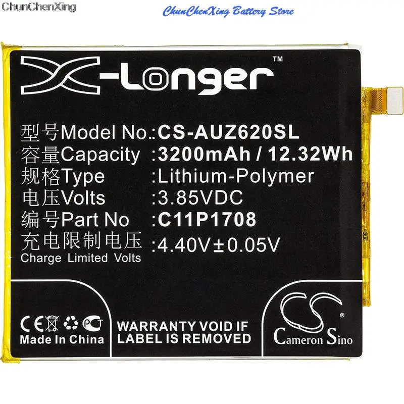 GreenBattery 3200mAh Battery for Asus ZE620KL, ZenFone 5 2018, ZenFone 5 2018 Dual SIM,ZS620KL,ZenFone 5Z
GreenBattery 3200mAh Battery for Asus ZE620KL, ZenFone 5 2018, ZenFone 5 2018 Dual SIM,ZS620KL,ZenFone 5Z