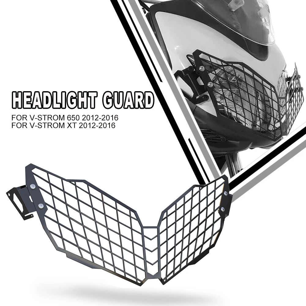 For SUZUKI 650 V-strom XT 650 Vstrom 650 2012-2016 2015 2016 2014 Motorcycle Headlight Head Light Guard Grill Protector Cover
For SUZUKI 650 V-strom XT 650 Vstrom 650 2012-2016 2015 2016 2014 Motorcycle Headlight Head Light Guard Grill Protector Cover