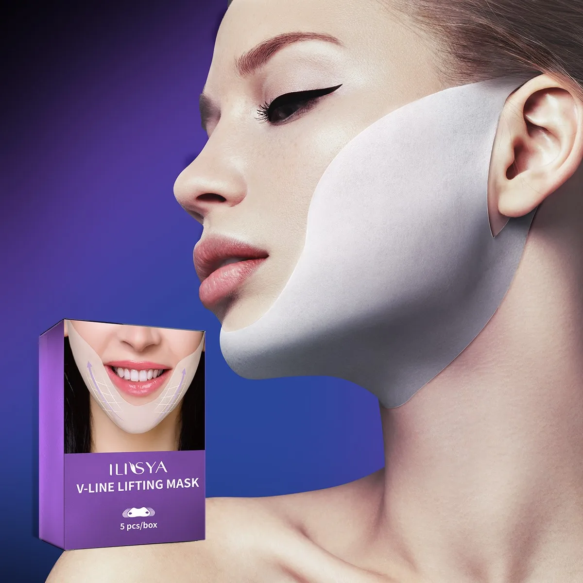ILISYA V-Line кофеин маска для лица укрепляющая v-образная маска для лица Подтяжка подтяжки кожи увлажняющая обработка для двойного подбородка
ILISYA V-Line кофеин маска для лица укрепляющая v-образная маска для лица Подтяжка подтяжки кожи увлажняющая обработка для двойного подбородка