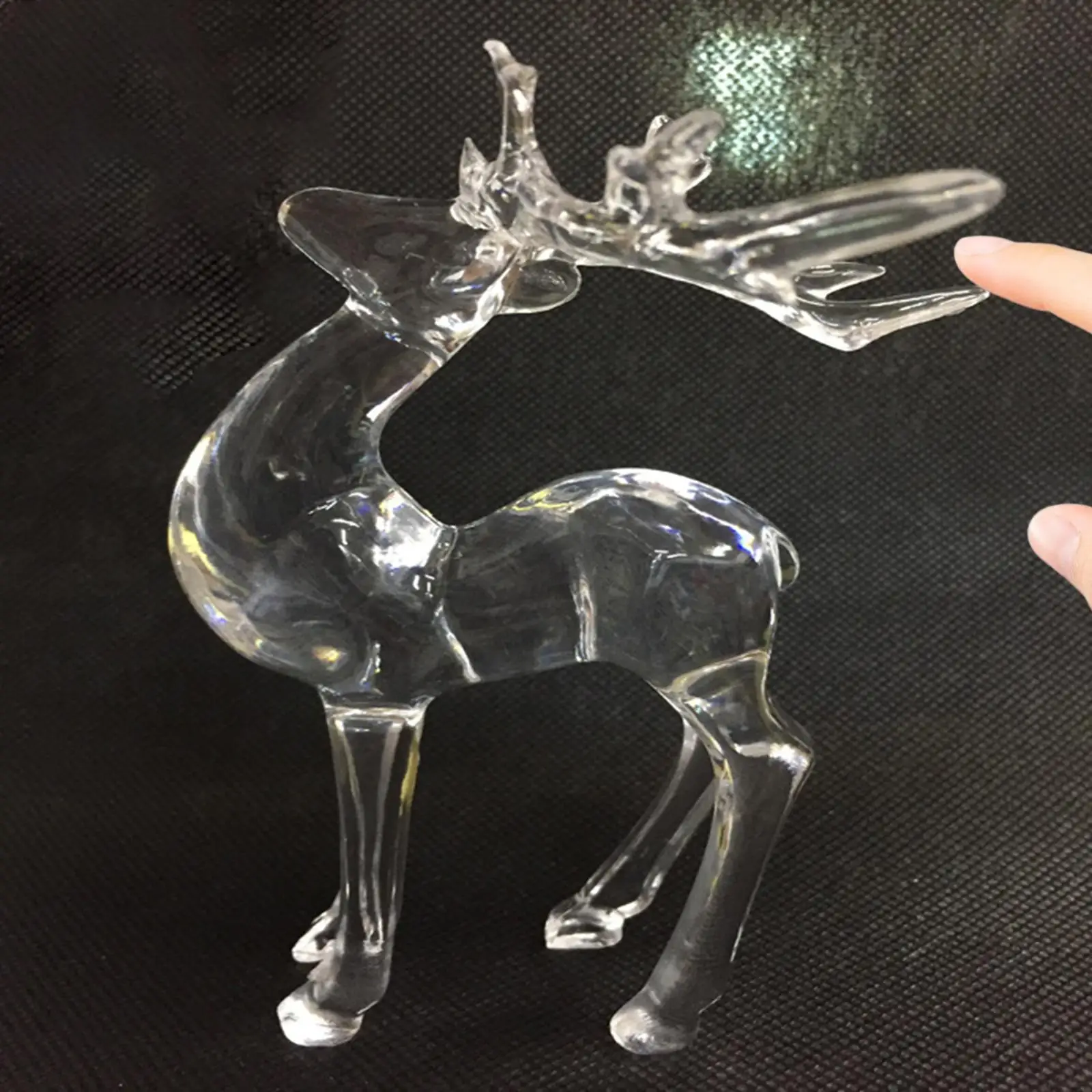 Статуя оленя, домашний декор, акриловое искусство для рождественской книжной полки 
Статуя оленя, домашний декор, акриловое искусство для рождественской книжной полки