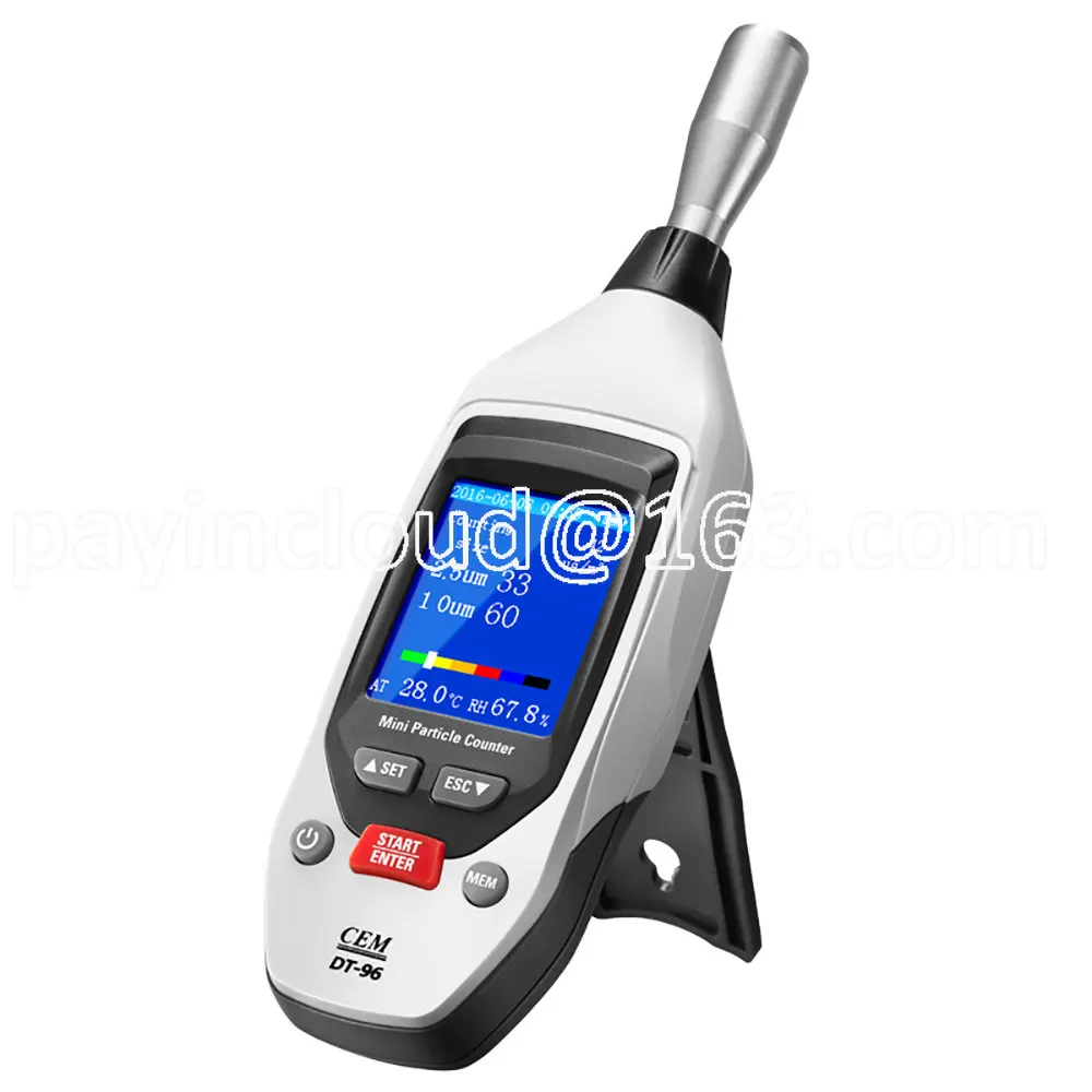 DT-96 PM2.5, PM10 Um Handled Professional Portable Airborne Laser Particle Counter Detector for Clean Room Gas Particles
DT-96 PM2.5, PM10 Um Handled Professional Portable Airborne Laser Particle Counter Detector for Clean Room Gas Particles