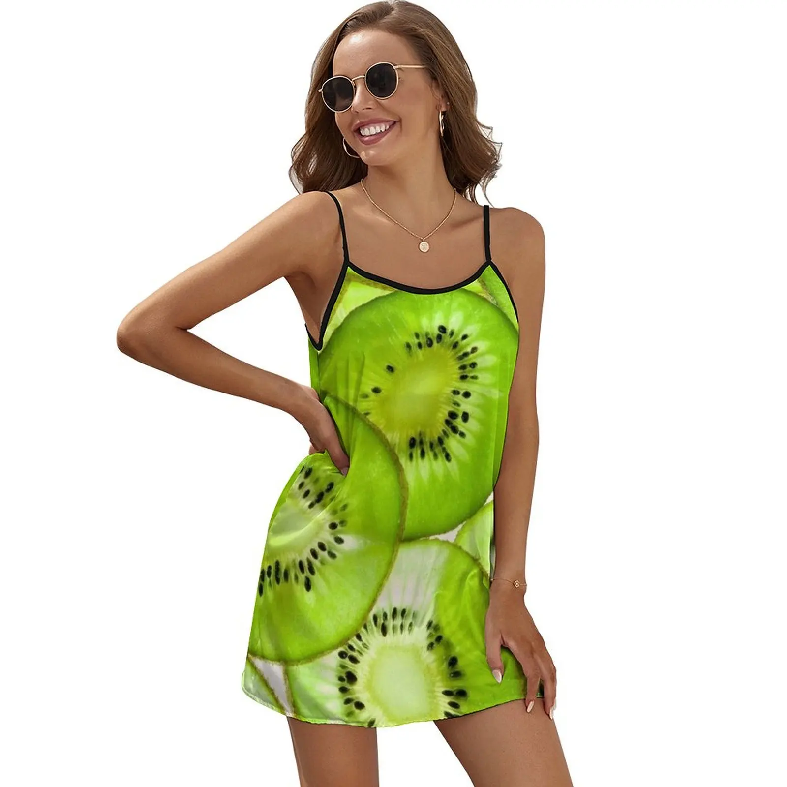 Kiwi Print Sleeveless Dress clothing women summer 2024 Evening dresses women's luxury party dress
Kiwi Print Sleeveless Dress clothing women summer 2024 Evening dresses women's luxury party dress