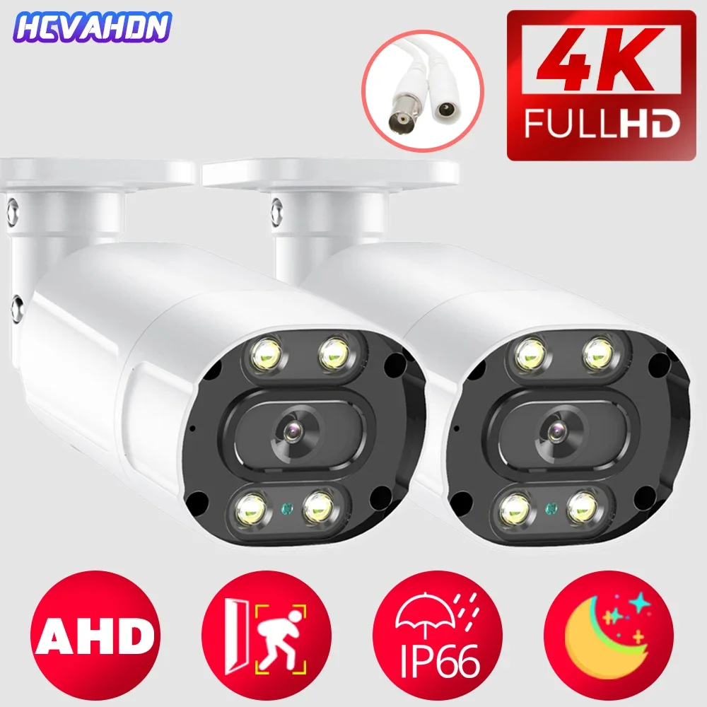 Analog AHD Video Surveillance Camera 4K 8MP H.265 Waterproof CCTV Smart DVR Camera Colorful Night Vision Bullet Security Cameras
Analog AHD Video Surveillance Camera 4K 8MP H.265 Waterproof CCTV Smart DVR Camera Colorful Night Vision Bullet Security Cameras