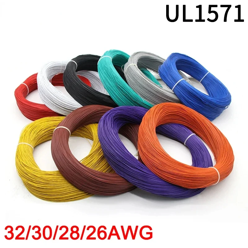 UL1571 Electronic Wire 32 30 28 26 AWG Flexible Cable PVC Insulated Tin-plated Copper Environmental LED Line DIY Cord
UL1571 Electronic Wire 32 30 28 26 AWG Flexible Cable PVC Insulated Tin-plated Copper Environmental LED Line DIY Cord
