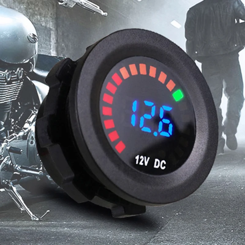 DC 12-24V Digital Car Voltmeter Automotive Voltage Meter Motorcycle Vehicle Digital LED Display Voltage Tester Volt Detector
DC 12-24V Digital Car Voltmeter Automotive Voltage Meter Motorcycle Vehicle Digital LED Display Voltage Tester Volt Detector
