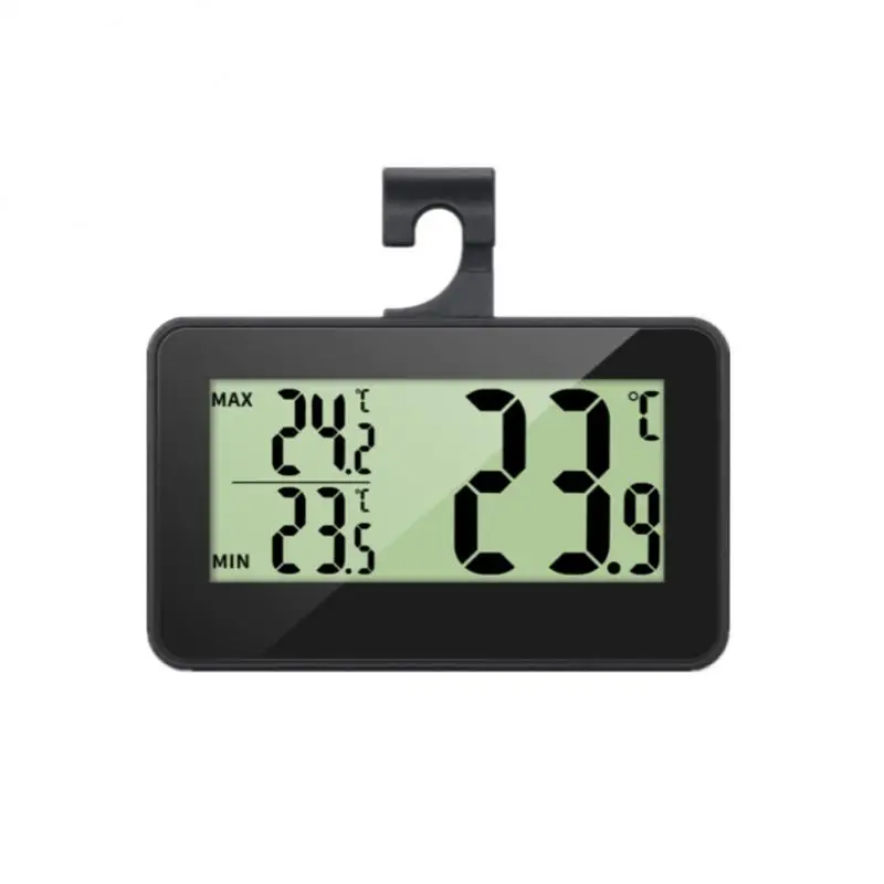 Digital Thermometer Fridge Freezer Max-Min Temperature Display With Hook Waterproof Indoor Weather Station For Home
Digital Thermometer Fridge Freezer Max-Min Temperature Display With Hook Waterproof Indoor Weather Station For Home