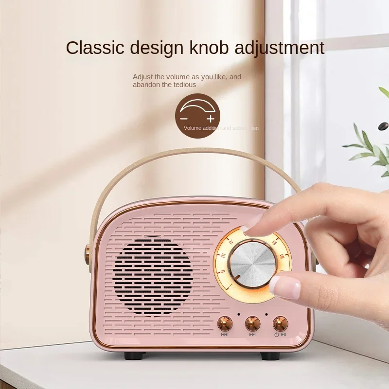 

Portable Decoration Speakers Home Music Player Retro Mini Bluetooth Speaker DW21 Classical Music Player Sound Stereo Subwoofer