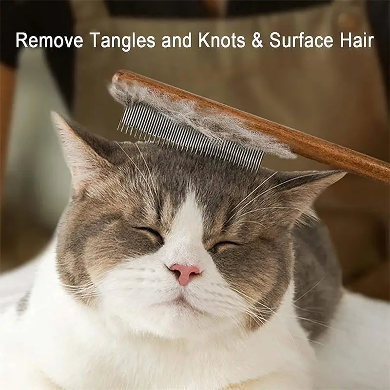 Cat Brush Comb For Pet Cleaning Removes Hairs Grooming And Care Cat And Dogs Wood Stainless Steel Dog Brush Cats Accessories
Cat Brush Comb For Pet Cleaning Removes Hairs Grooming And Care Cat And Dogs Wood Stainless Steel Dog Brush Cats Accessories